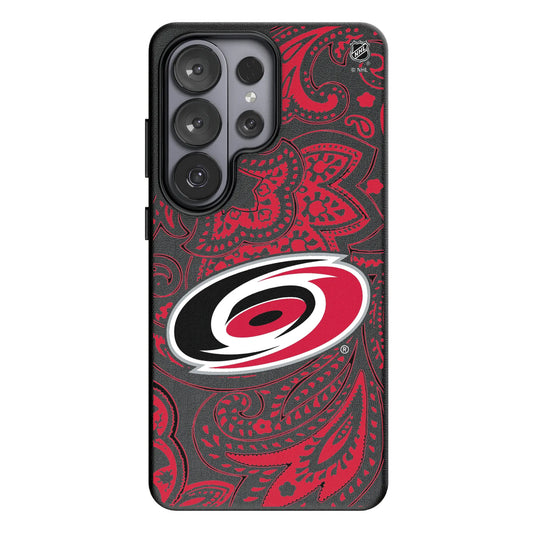 Carolina Hurricanes Paisley MagSafe Compatible Phone Case for Samsung Galaxy