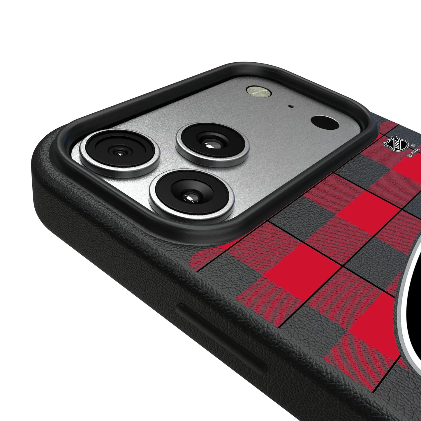 Carolina Hurricanes Plaid MagSafe Compatible Phone Case for Apple iPhone