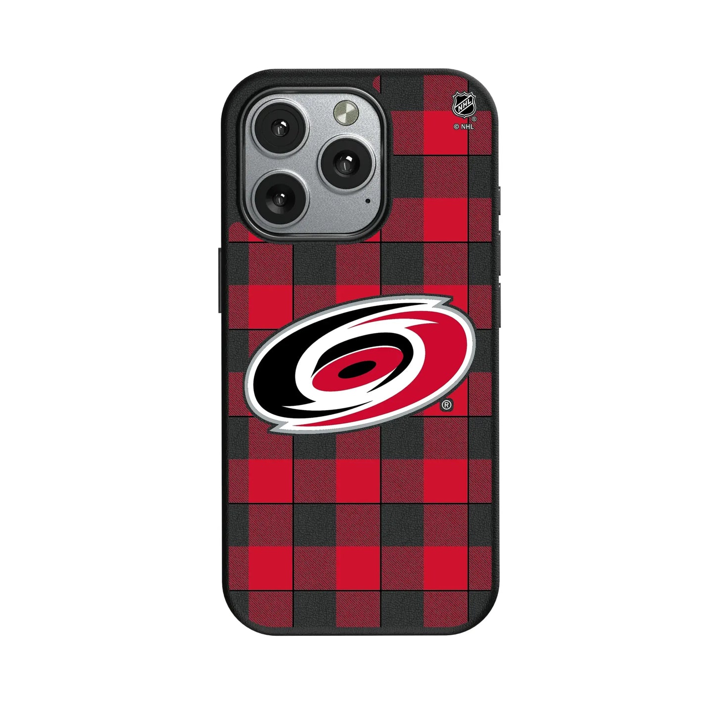 Carolina Hurricanes Plaid MagSafe Compatible Phone Case for Apple iPhone