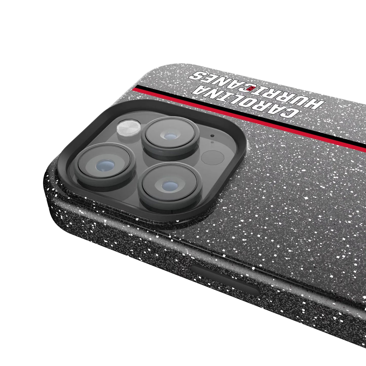 Carolina Hurricanes Sidebar Black Bling Phone Case for Apple iPhone