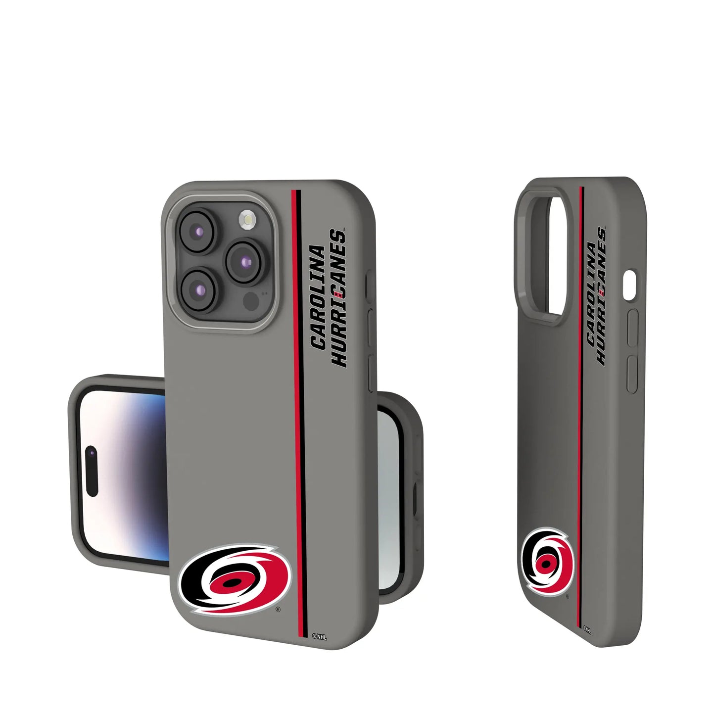 Carolina Hurricanes Sidebar Soft Touch Phone Case for Apple iPhone