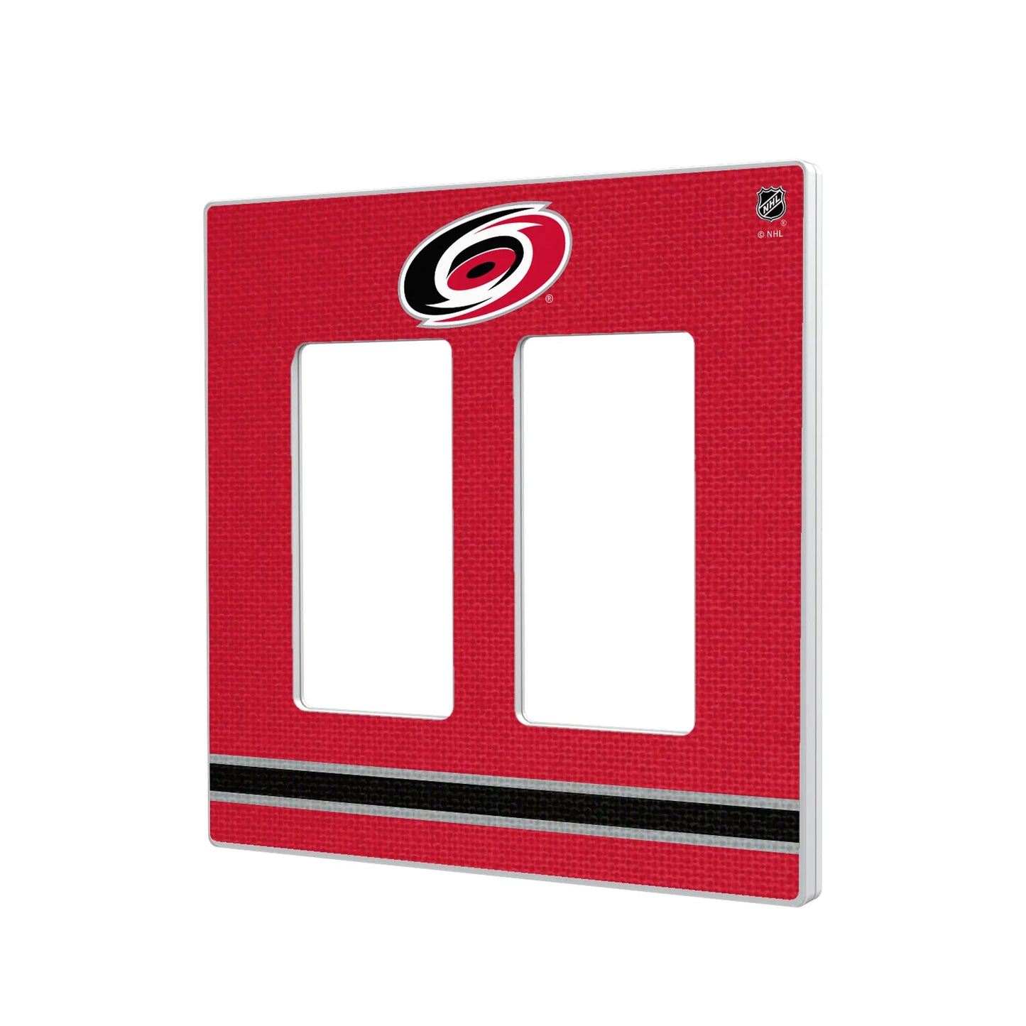 Carolina Hurricanes Stripe Hidden-Screw Light Switch Plate