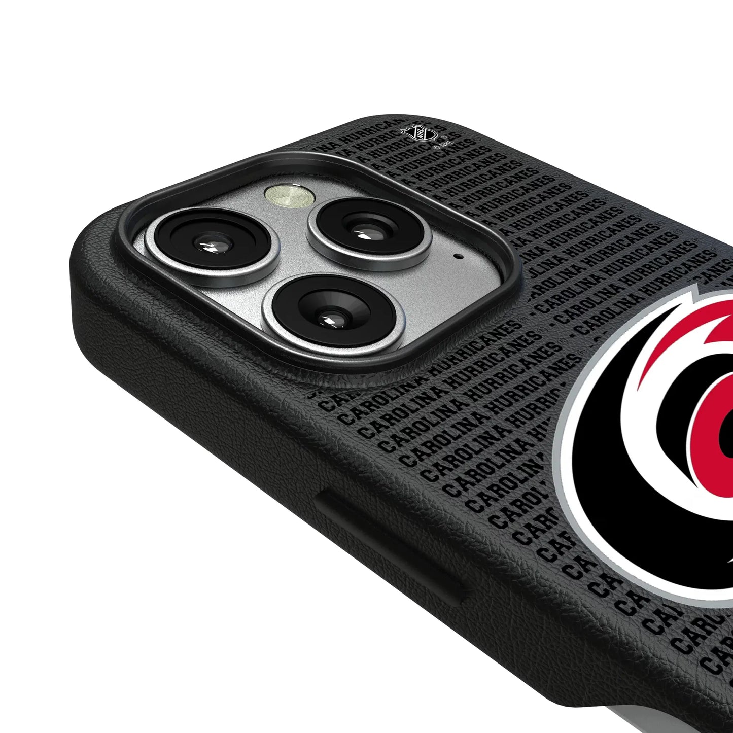 Carolina Hurricanes Text Backdrop MagSafe Compatible Phone Case for Apple iPhone