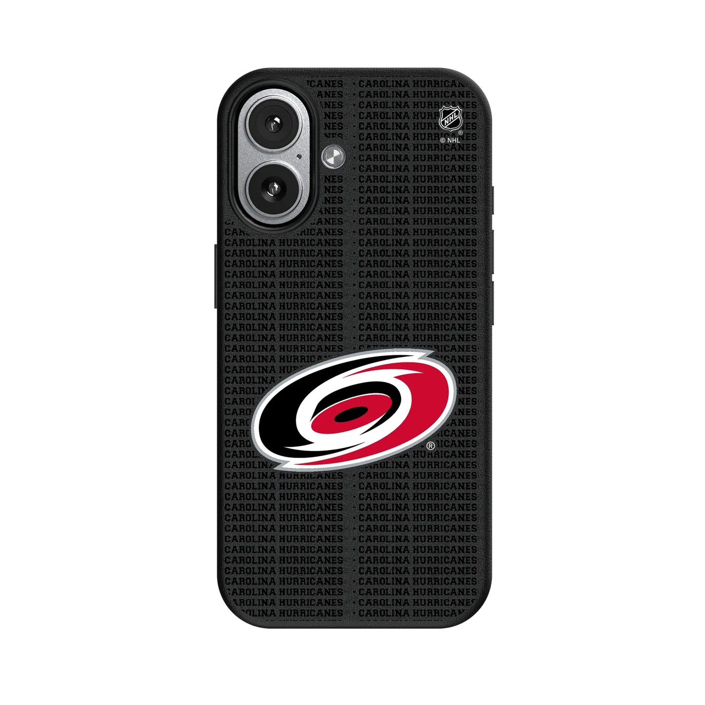 Carolina Hurricanes Text Backdrop MagSafe Compatible Phone Case for Apple iPhone