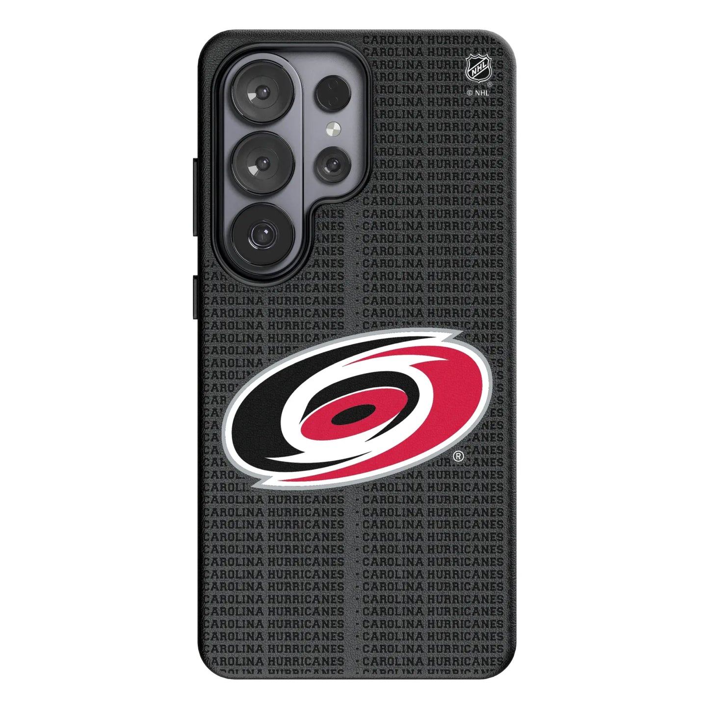 Carolina Hurricanes Text Backdrop MagSafe Compatible Phone Case for Samsung Galaxy