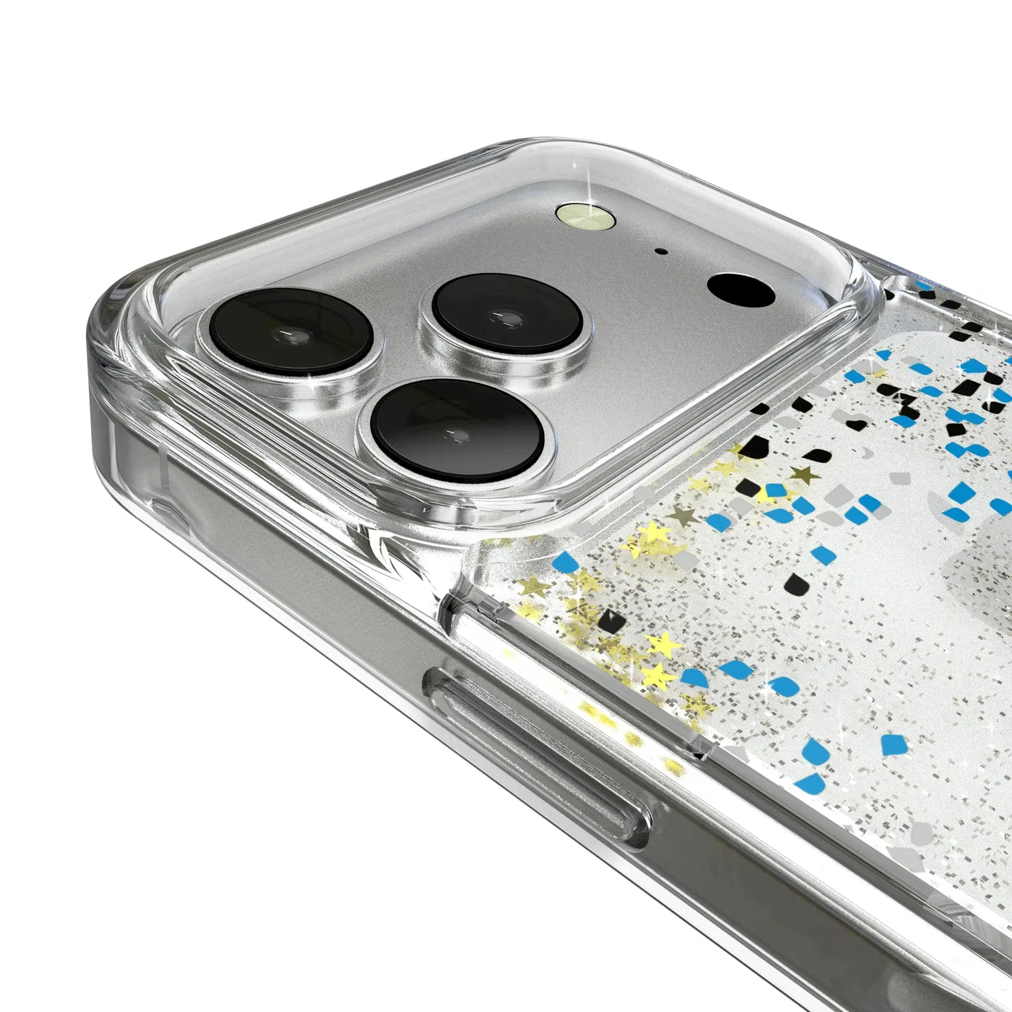 Carolina Panthers Confetti Glitter Phone Case for Apple iPhone