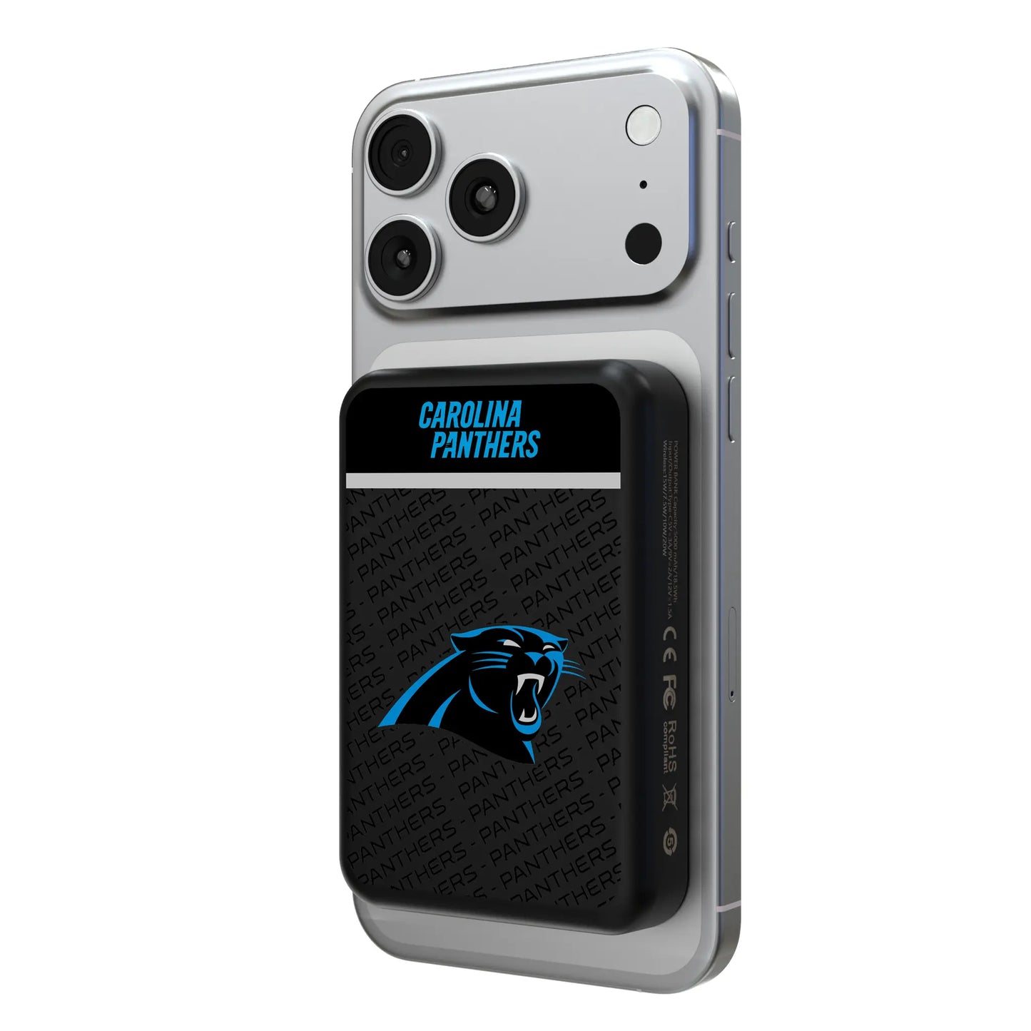 Carolina Panthers Endzone Plus Wireless Mag Power Bank