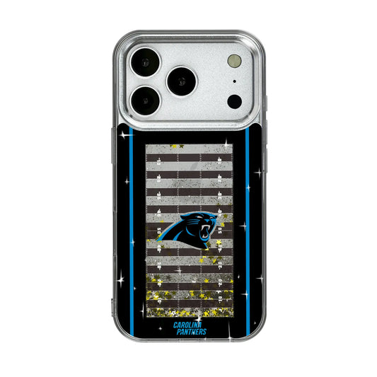 Carolina Panthers Field Glitter Phone Case for Apple iPhone