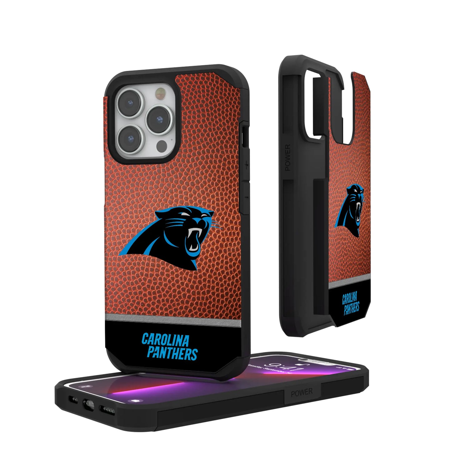 Carolina Panthers Football Wordmark Rugged Phone Case for Apple iPhone