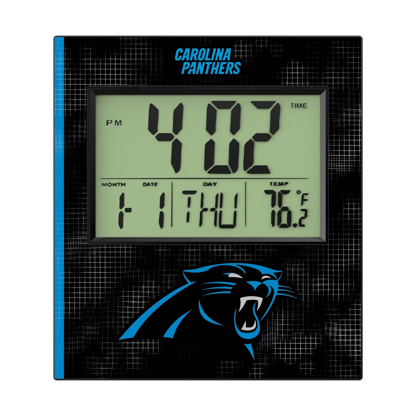 Carolina Panthers Hatch Wall Clock