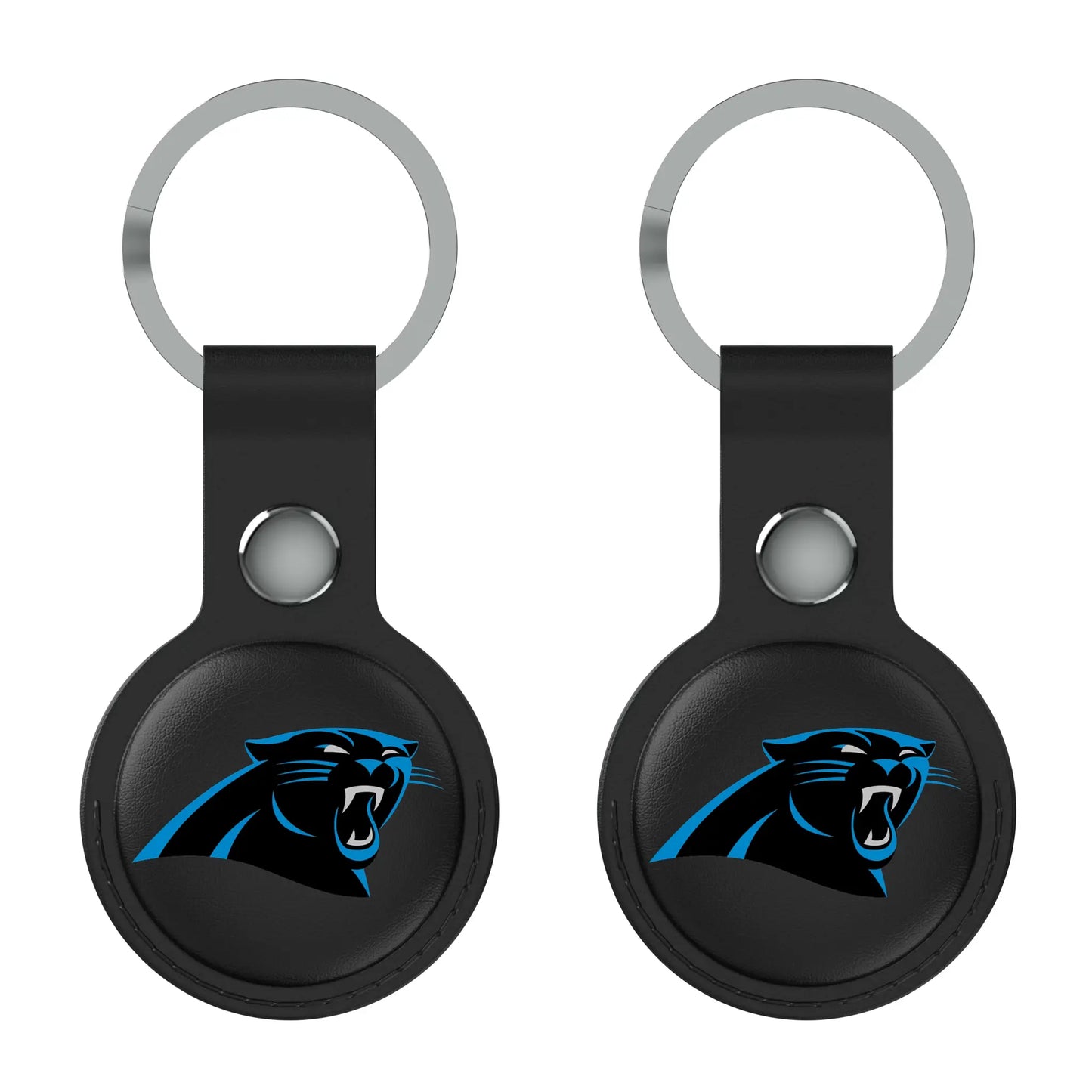 Carolina Panthers Insignia Black Airtag Holder 2-Pack