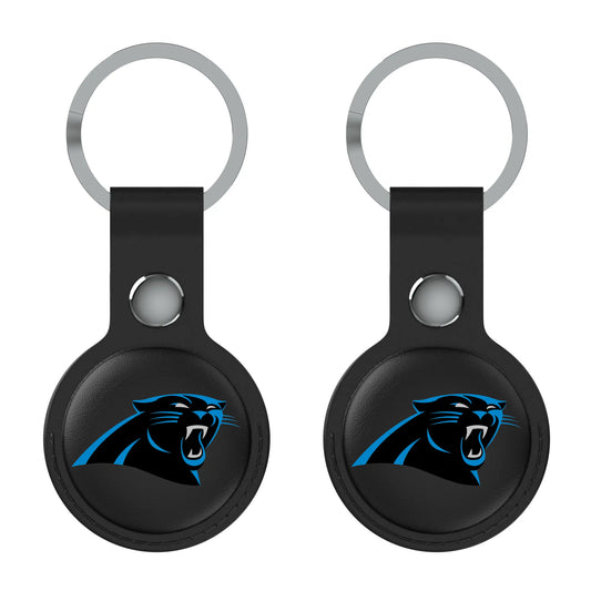 Carolina Panthers Insignia Black Airtag Holder 2-Pack