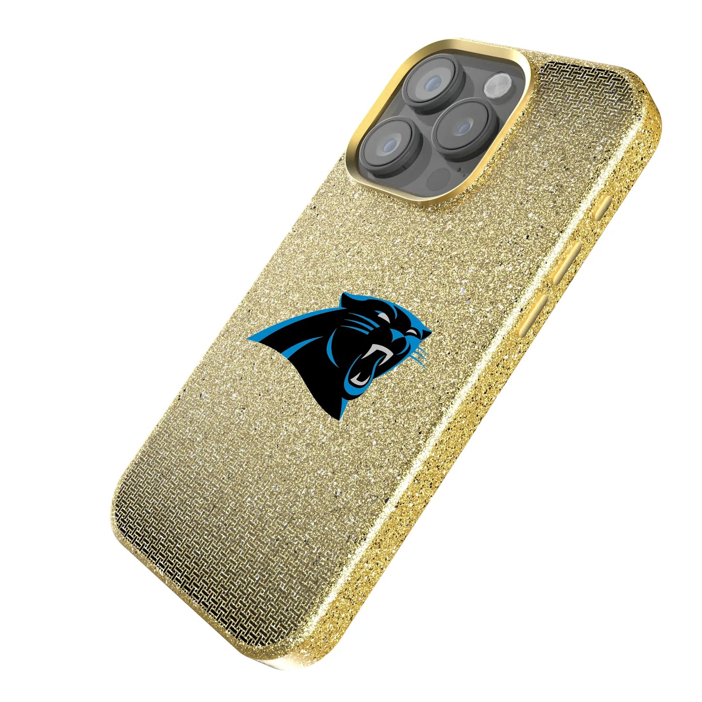 Carolina Panthers Linen Bling Phone Case for Apple iPhone