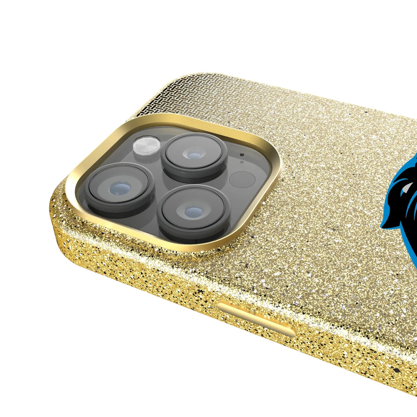 Carolina Panthers Linen Bling Phone Case for Apple iPhone
