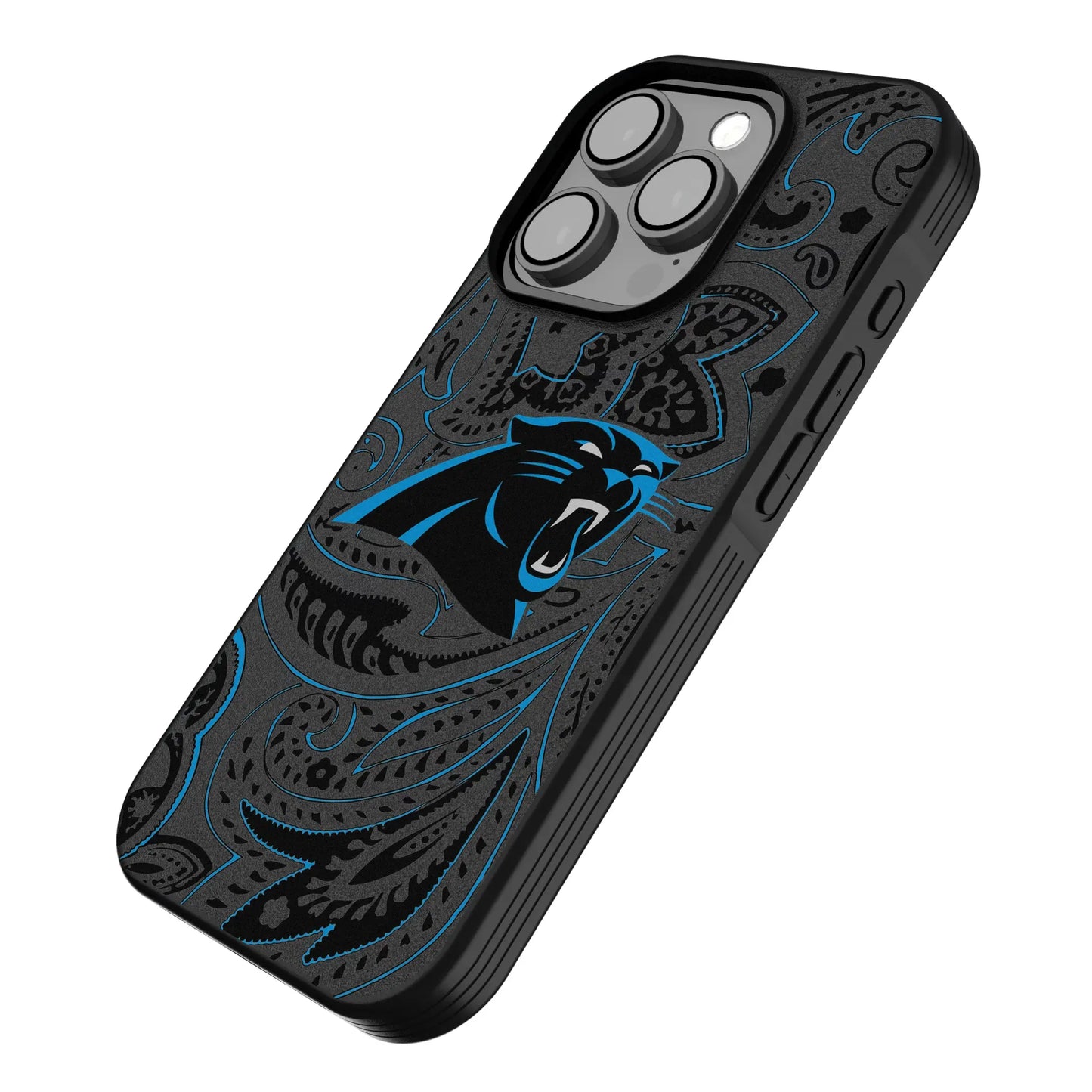 Carolina Panthers Paisley Bump Phone Case for Apple iPhone