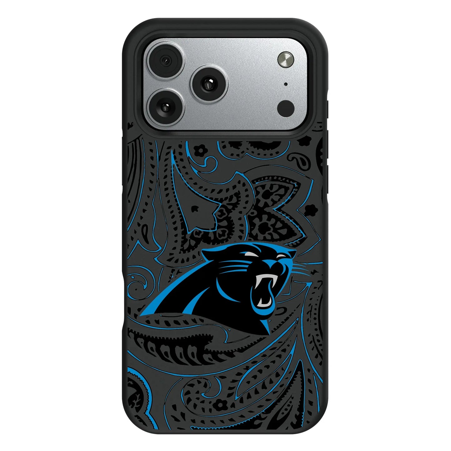 Carolina Panthers Paisley Bump Phone Case for Apple iPhone
