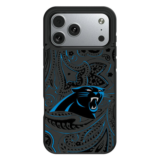 Carolina Panthers Paisley Bump Phone Case for Apple iPhone