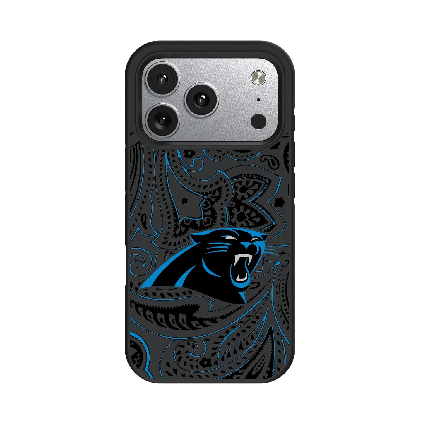 Carolina Panthers Paisley Bump Phone Case for Apple iPhone