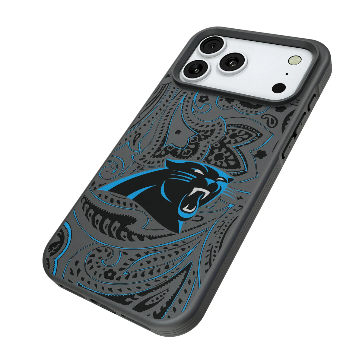 Carolina Panthers Paisley Bump Phone Case for Apple iPhone