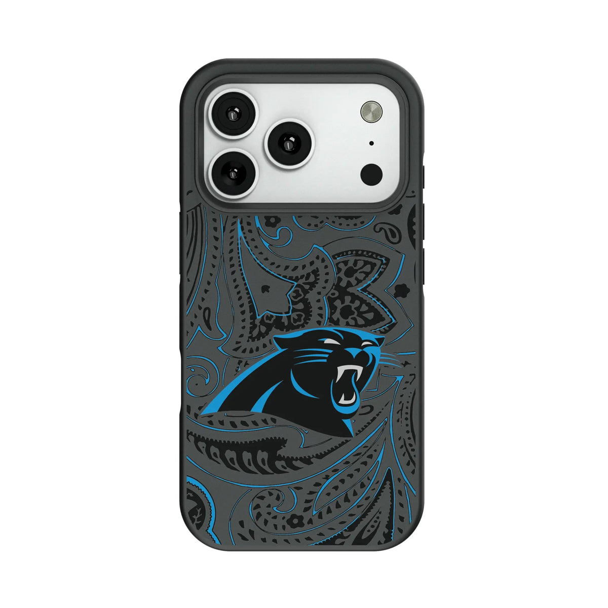 Carolina Panthers Paisley Bump Phone Case for Apple iPhone