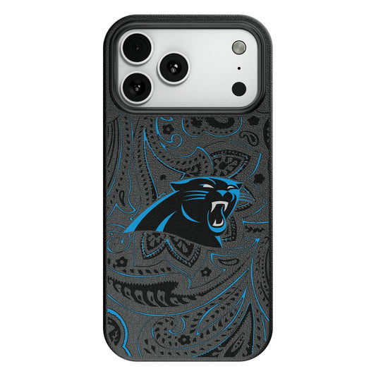 Carolina Panthers Paisley MagSafe Compatible Phone Case for Apple iPhone