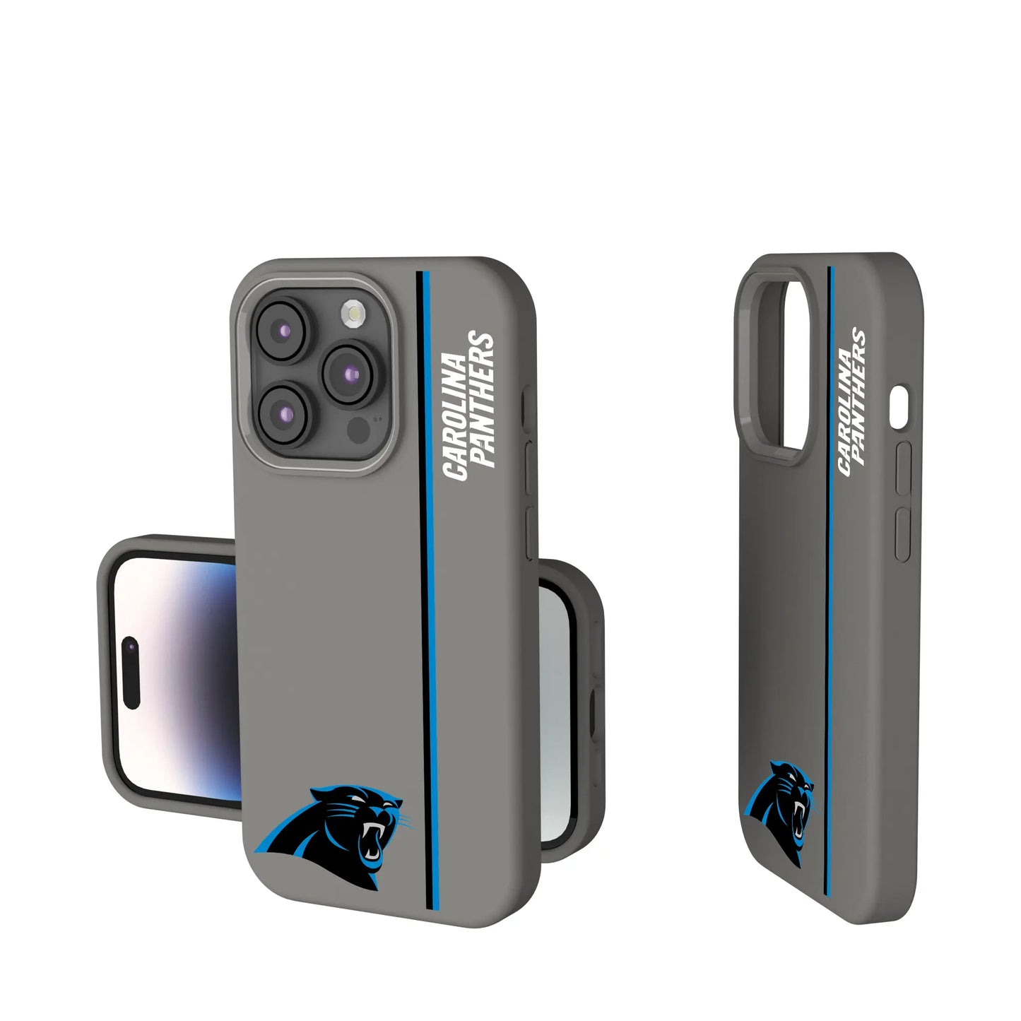 Carolina Panthers Sidebar Soft Touch Phone Case for Apple iPhone