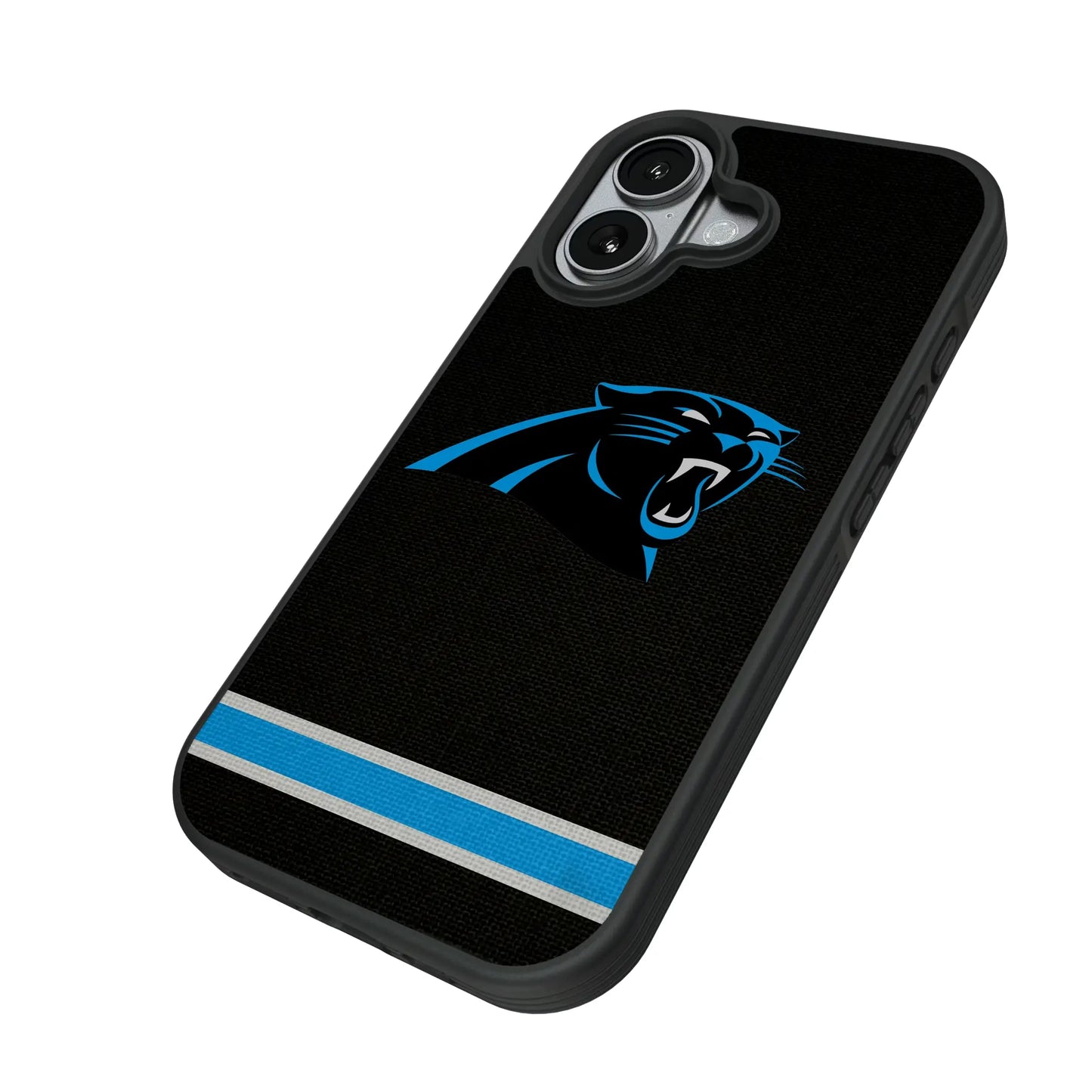 Carolina Panthers Stripe Bump Phone Case for Apple iPhone