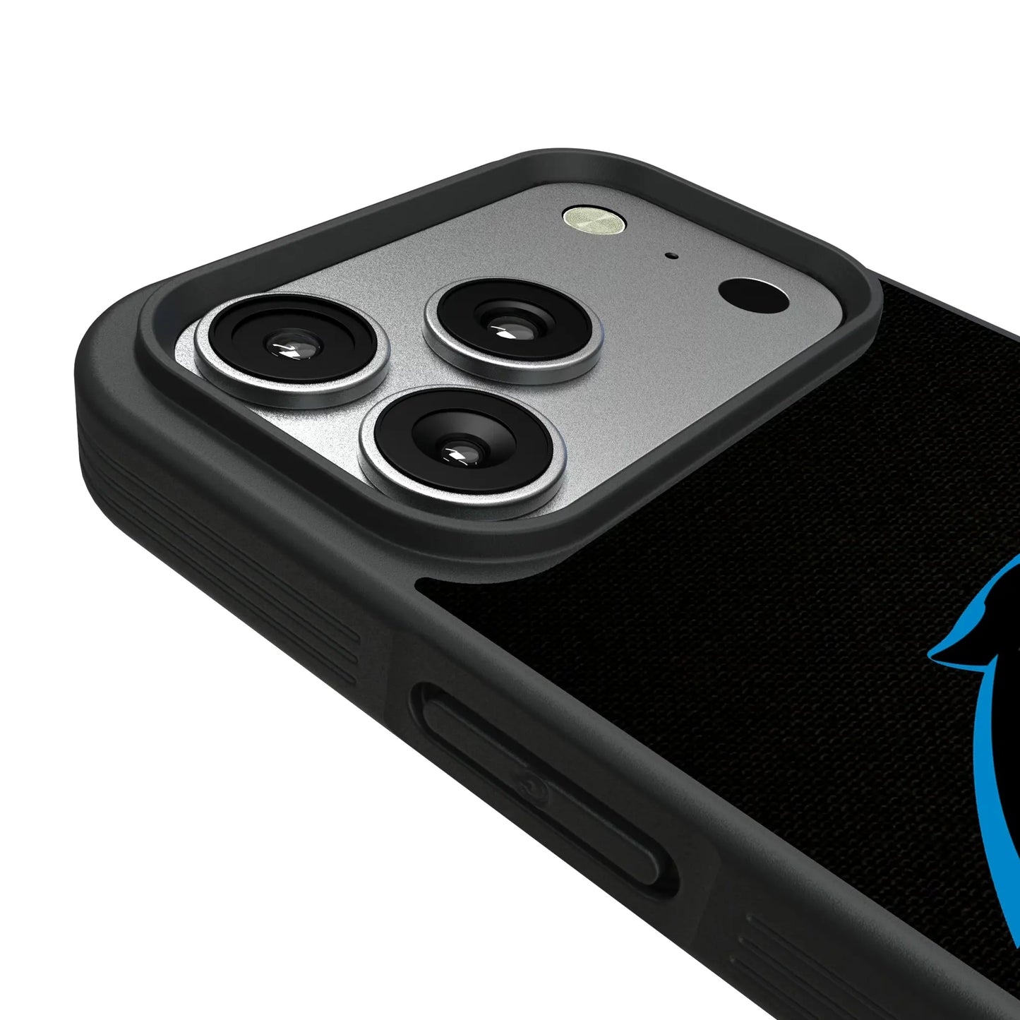 Carolina Panthers Stripe Bump Phone Case for Apple iPhone