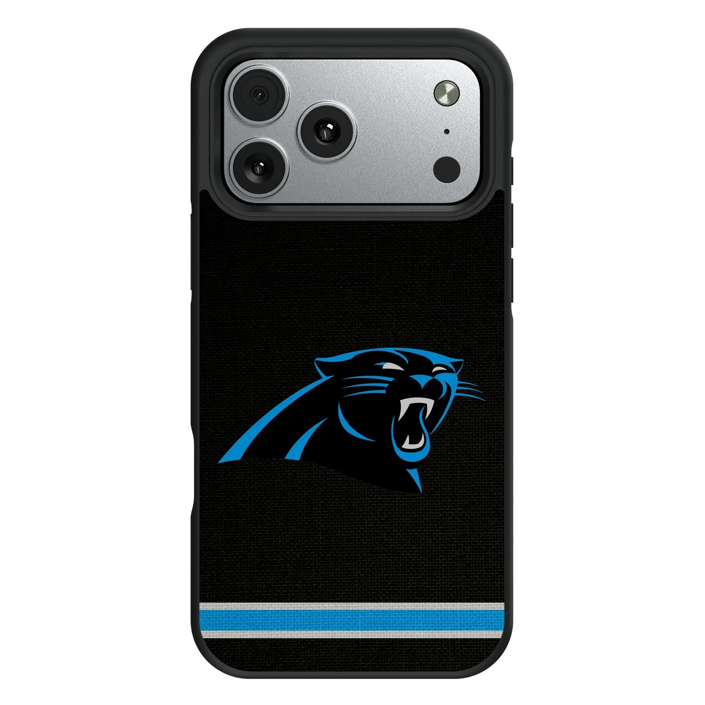 Carolina Panthers Stripe Bump Phone Case for Apple iPhone