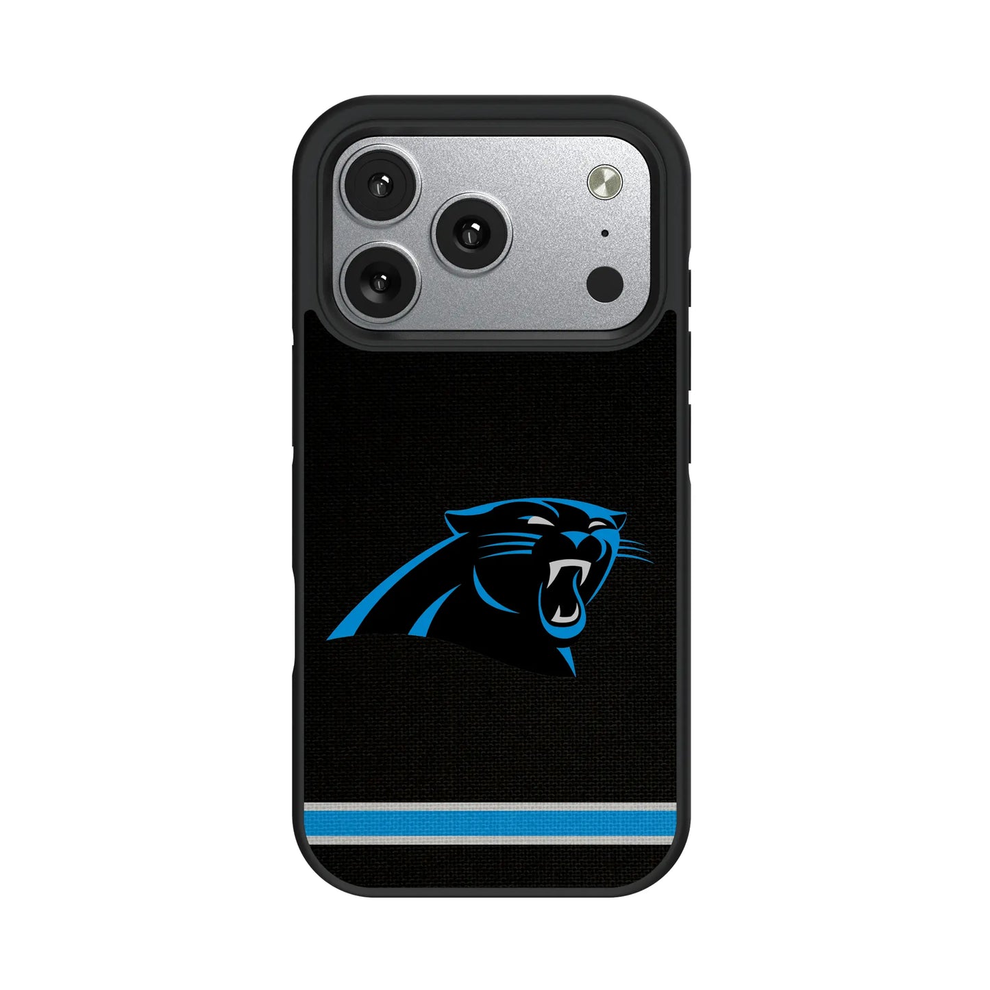 Carolina Panthers Stripe Bump Phone Case for Apple iPhone