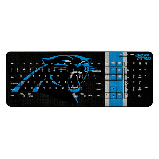 Carolina Panthers Stripe Wireless USB Keyboard