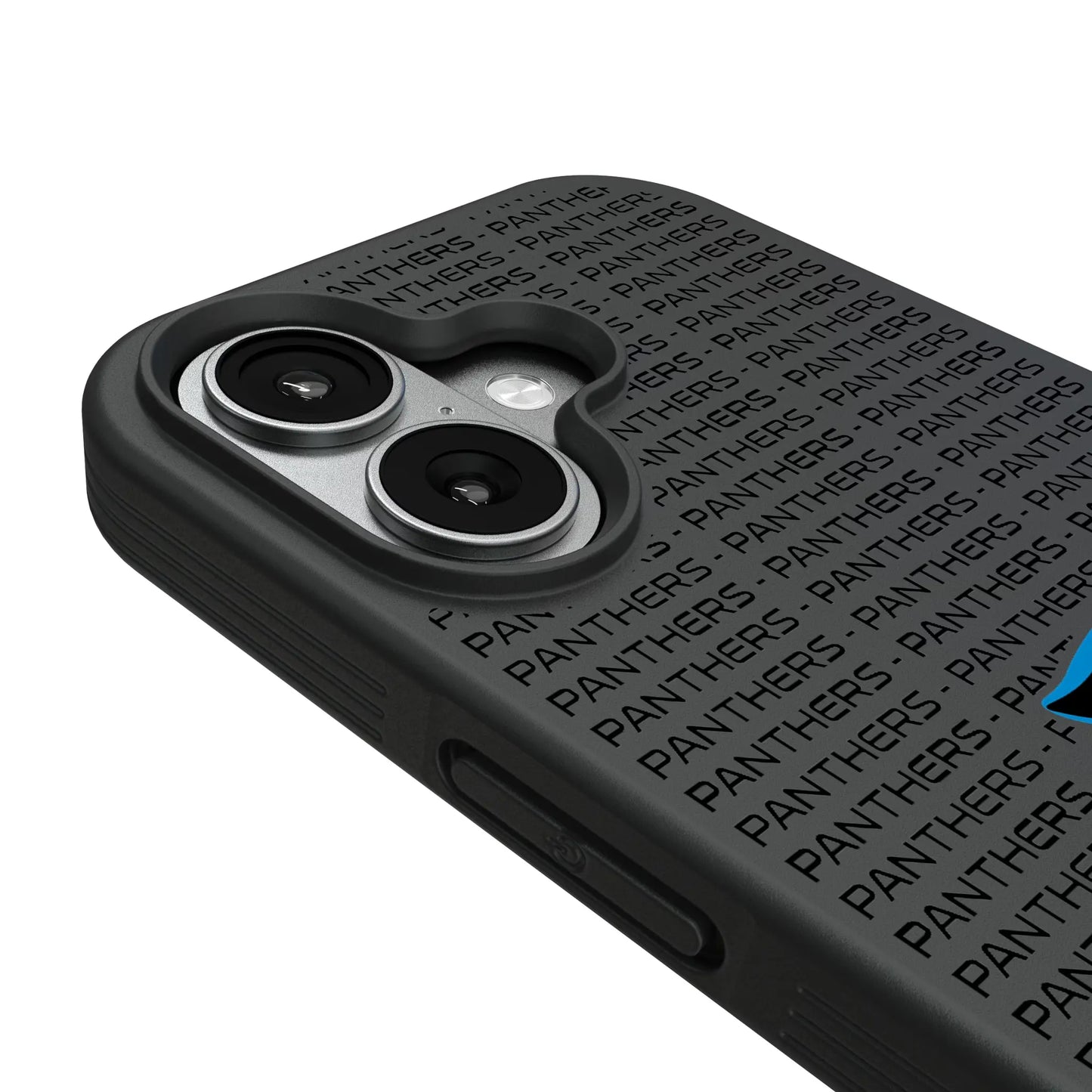 Carolina Panthers Text Backdrop Bump Phone Case for Apple iPhone