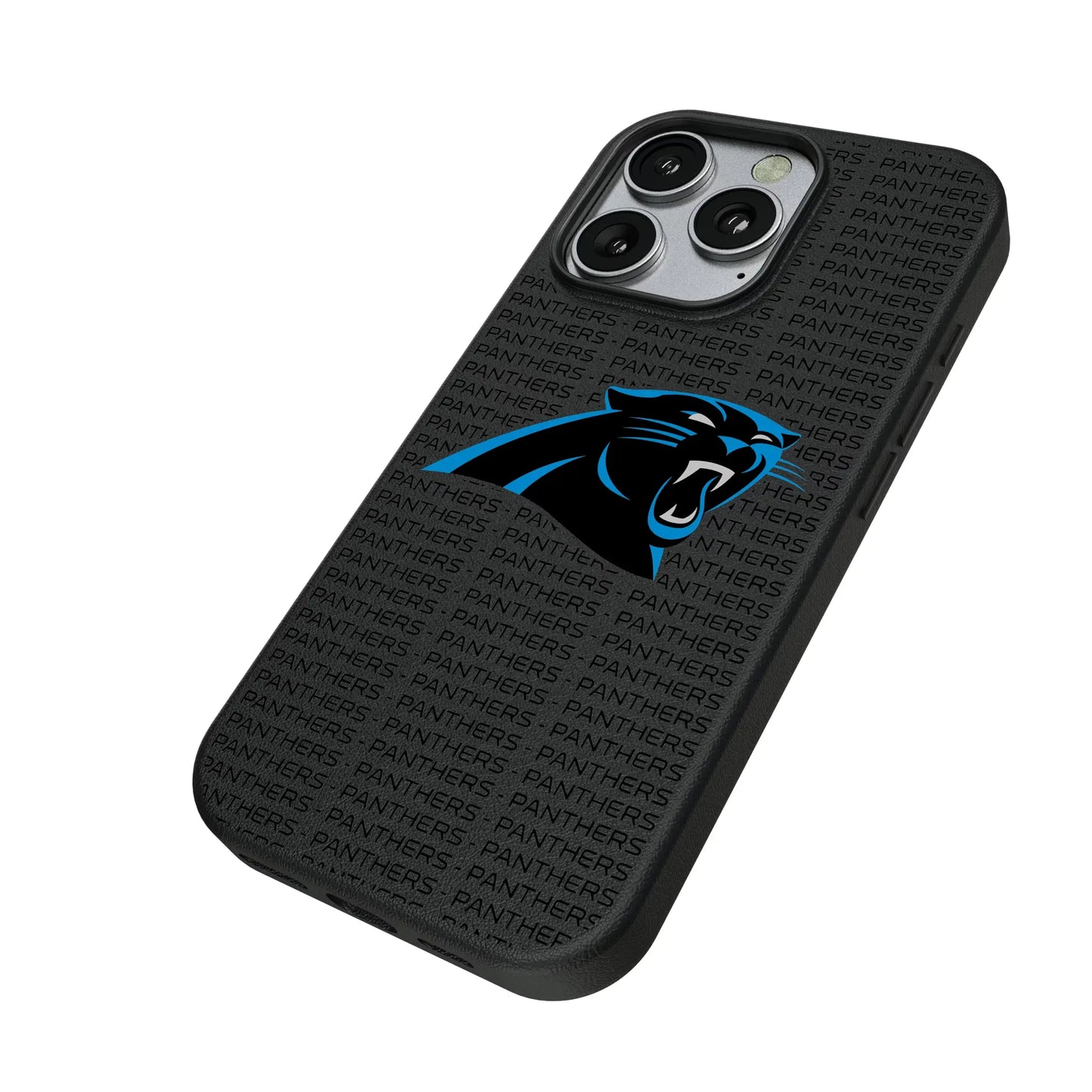 Carolina Panthers Text Backdrop MagSafe Compatible Phone Case for Apple iPhone