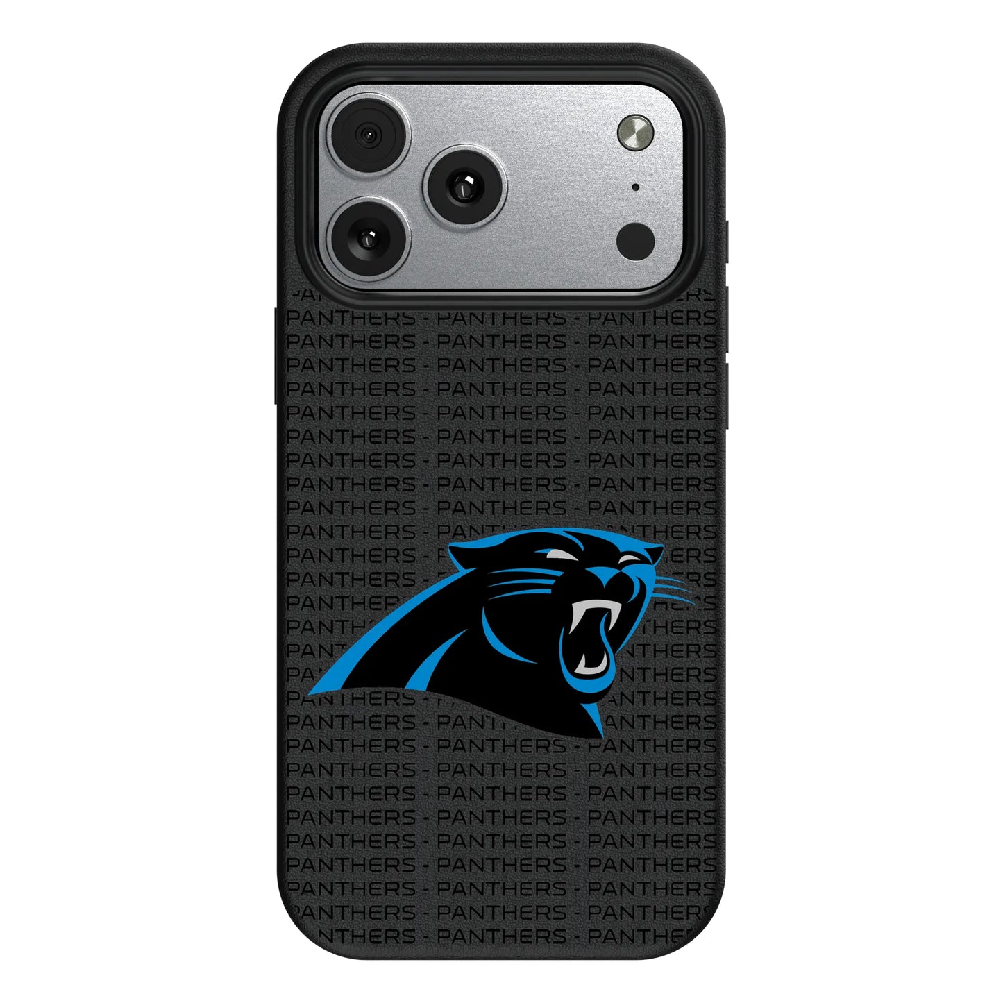 Carolina Panthers Text Backdrop MagSafe Compatible Phone Case for Apple iPhone