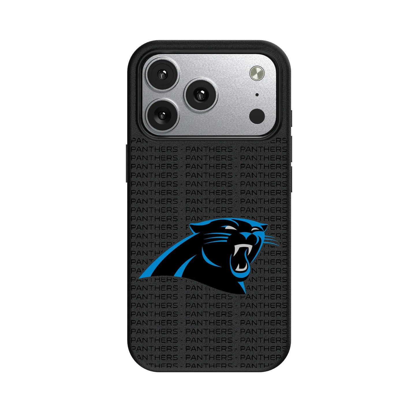 Carolina Panthers Text Backdrop MagSafe Compatible Phone Case for Apple iPhone