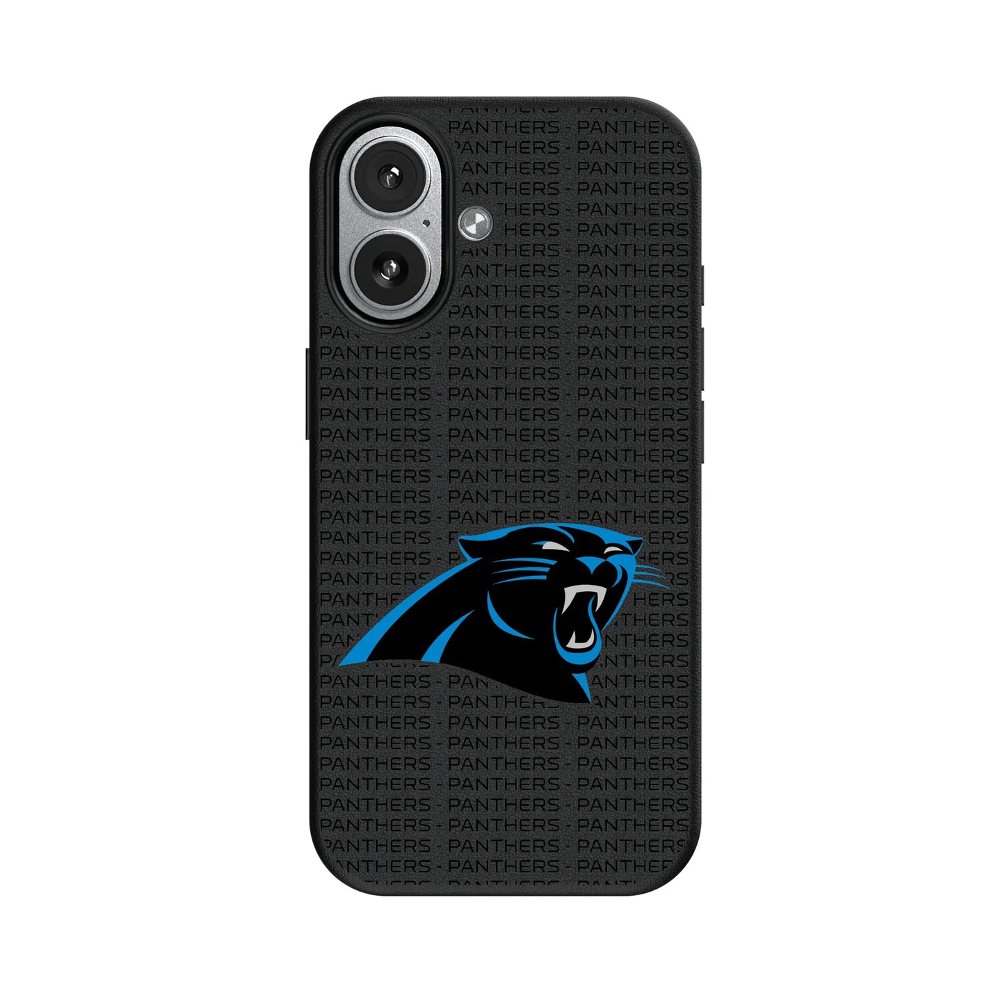Carolina Panthers Text Backdrop MagSafe Compatible Phone Case for Apple iPhone