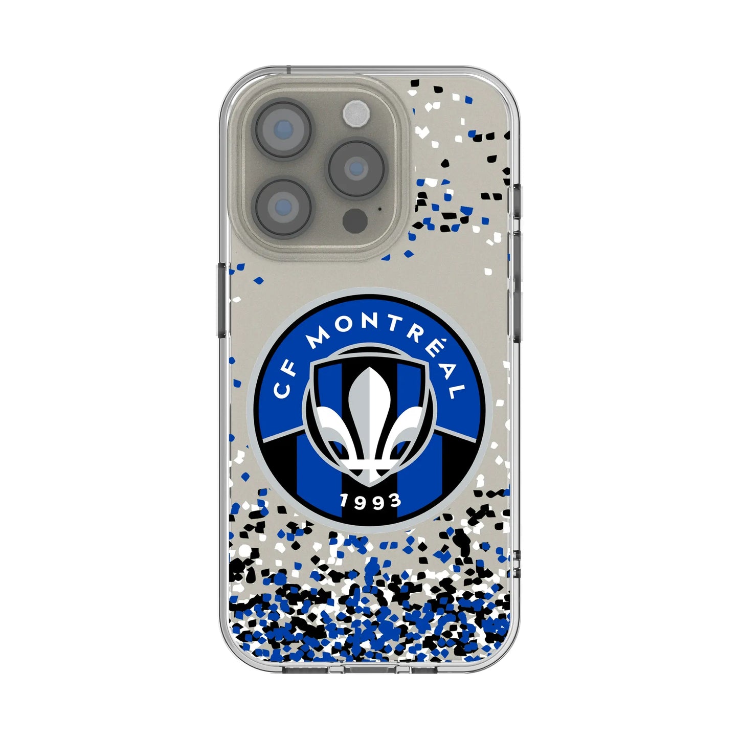 CF Montreal Confetti Clear Phone Case for Apple iPhone