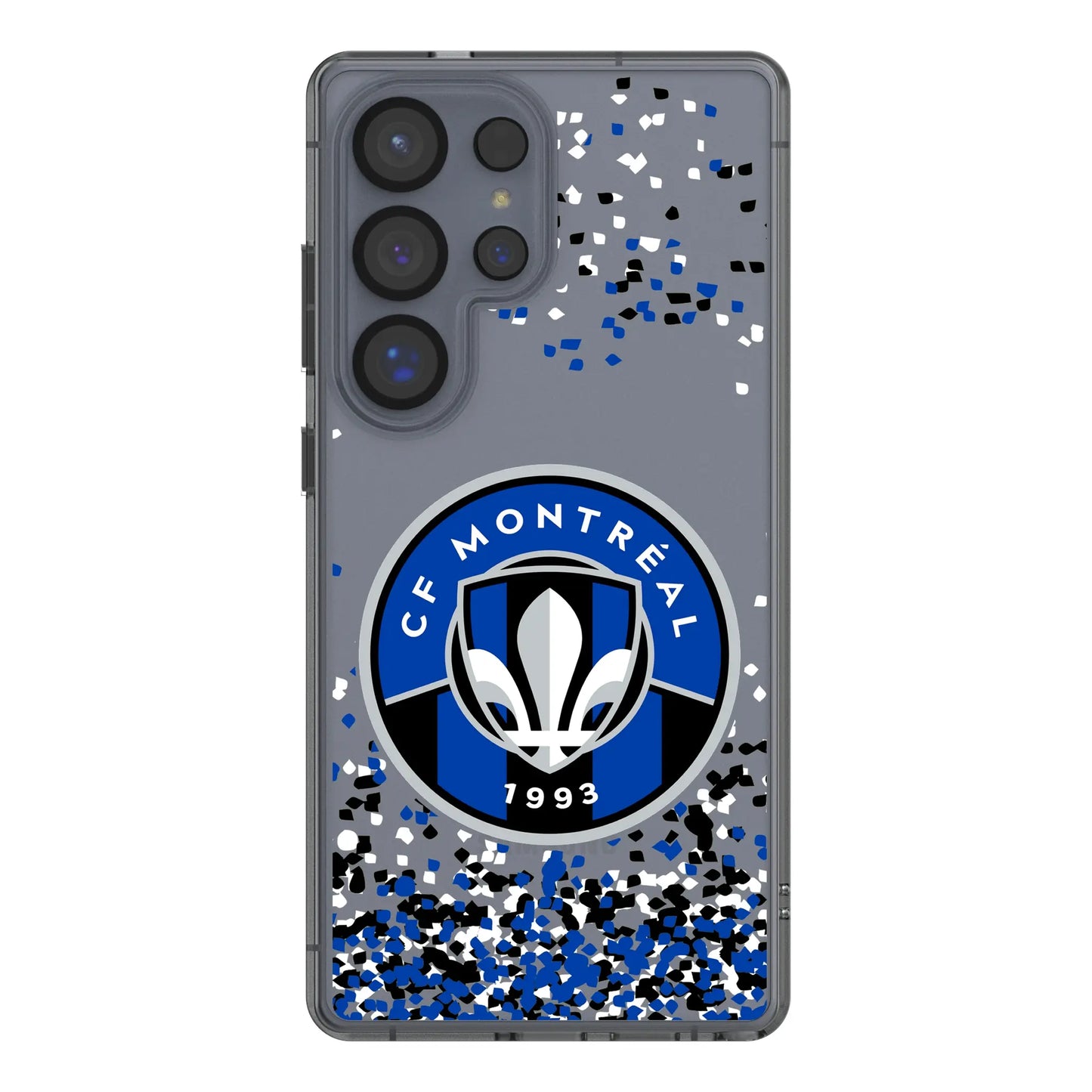 CF Montreal Confetti Clear Phone Case for Samsung Galaxy