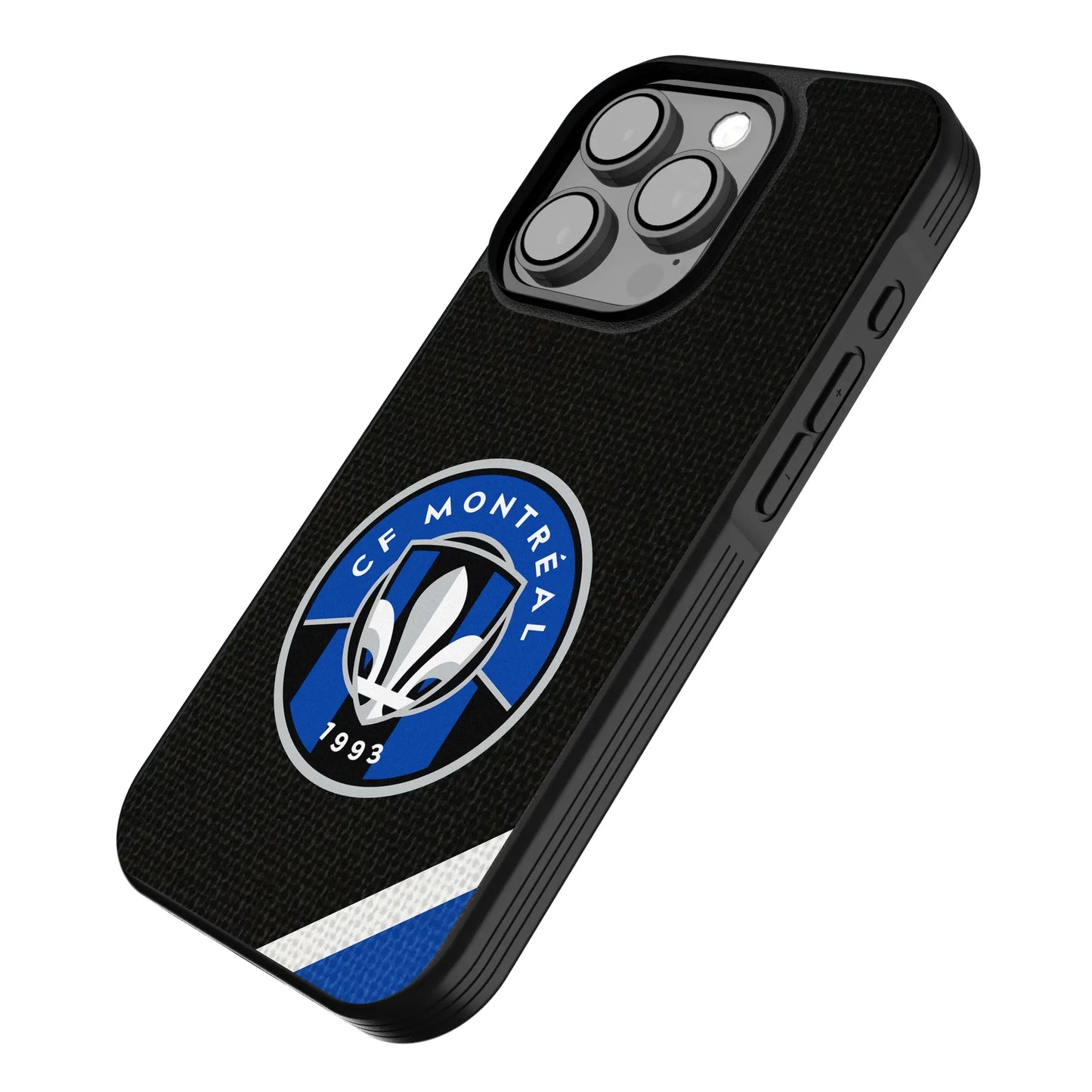 CF Montreal Diagonal Stripe Bump Phone Case for Apple iPhone