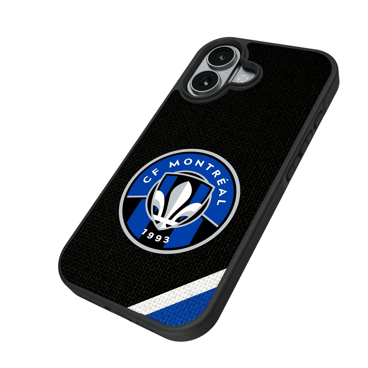 CF Montreal Diagonal Stripe Bump Phone Case for Apple iPhone