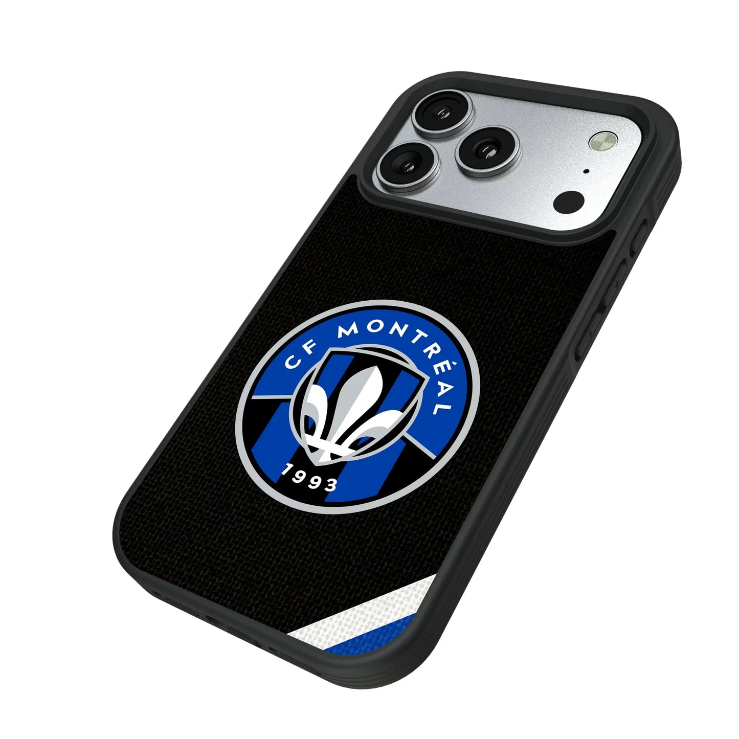 CF Montreal Diagonal Stripe Bump Phone Case for Apple iPhone