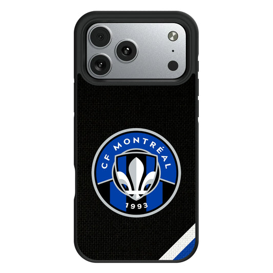 CF Montreal Diagonal Stripe Bump Phone Case for Apple iPhone