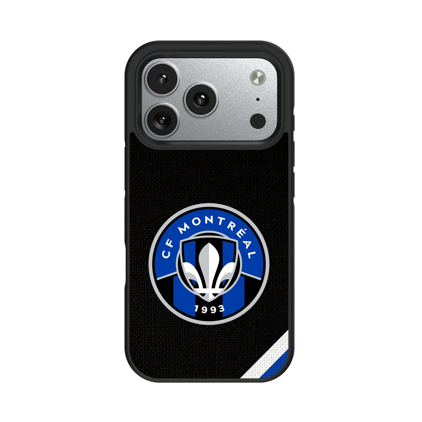 CF Montreal Diagonal Stripe Bump Phone Case for Apple iPhone