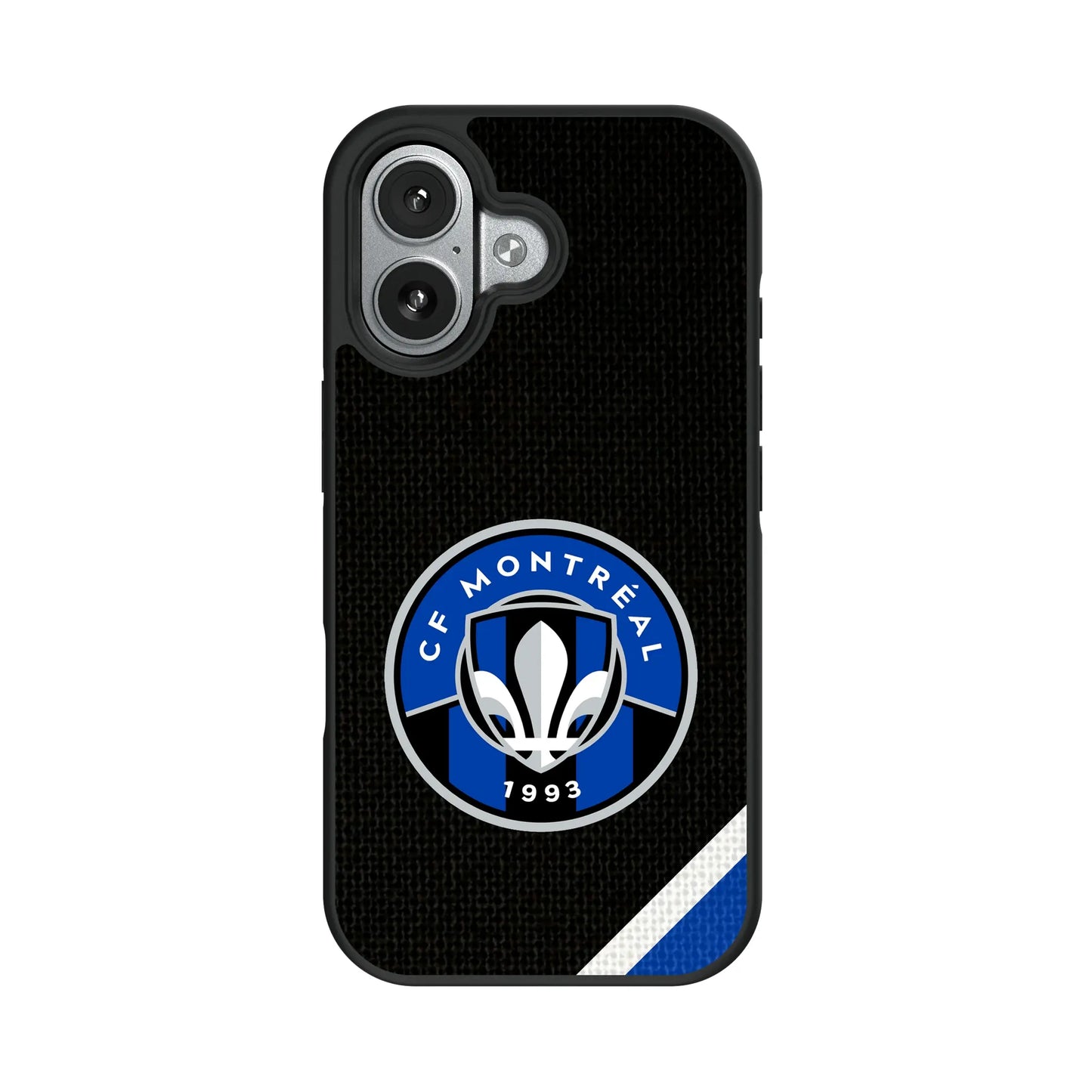CF Montreal Diagonal Stripe Bump Phone Case for Apple iPhone