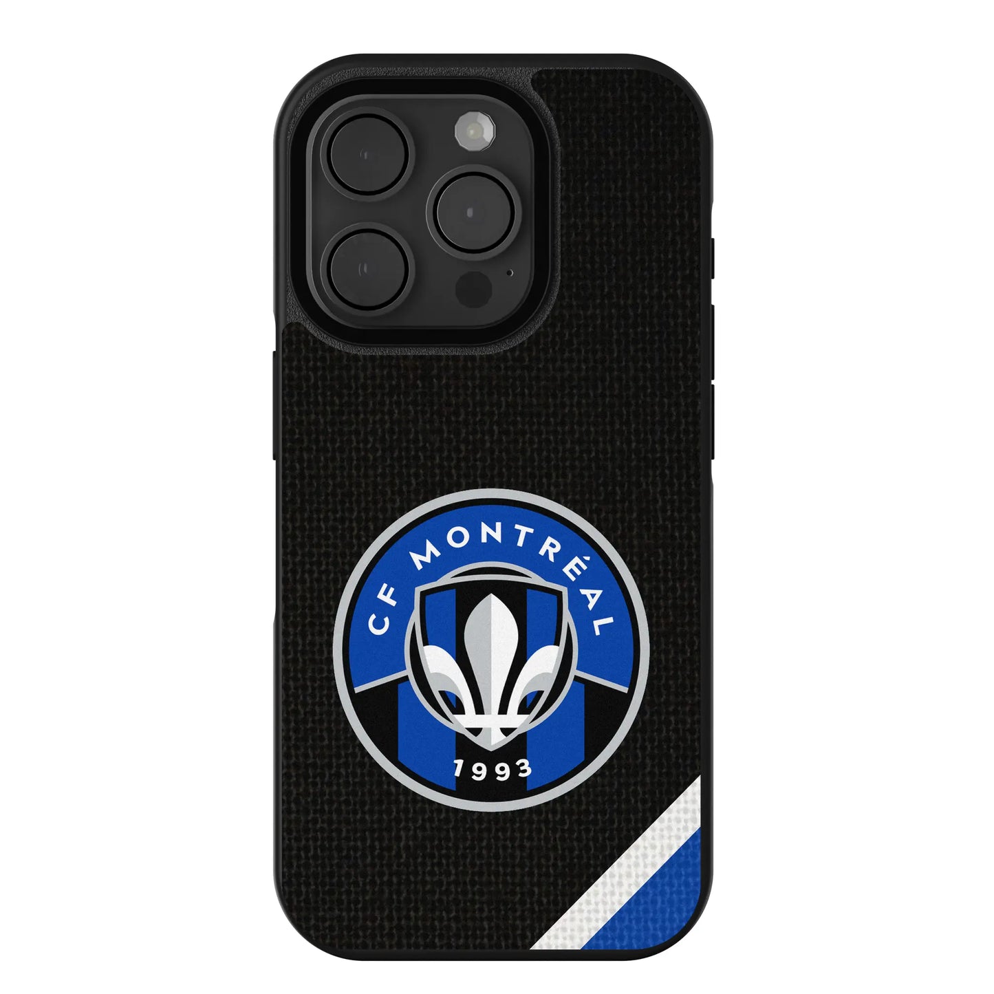 CF Montreal Diagonal Stripe Bump Phone Case for Apple iPhone