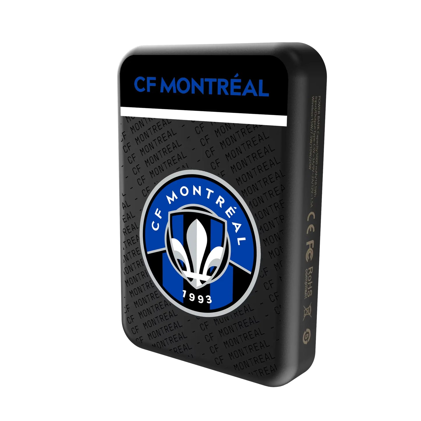 CF Montreal Endzone Plus Wireless Mag Power Bank