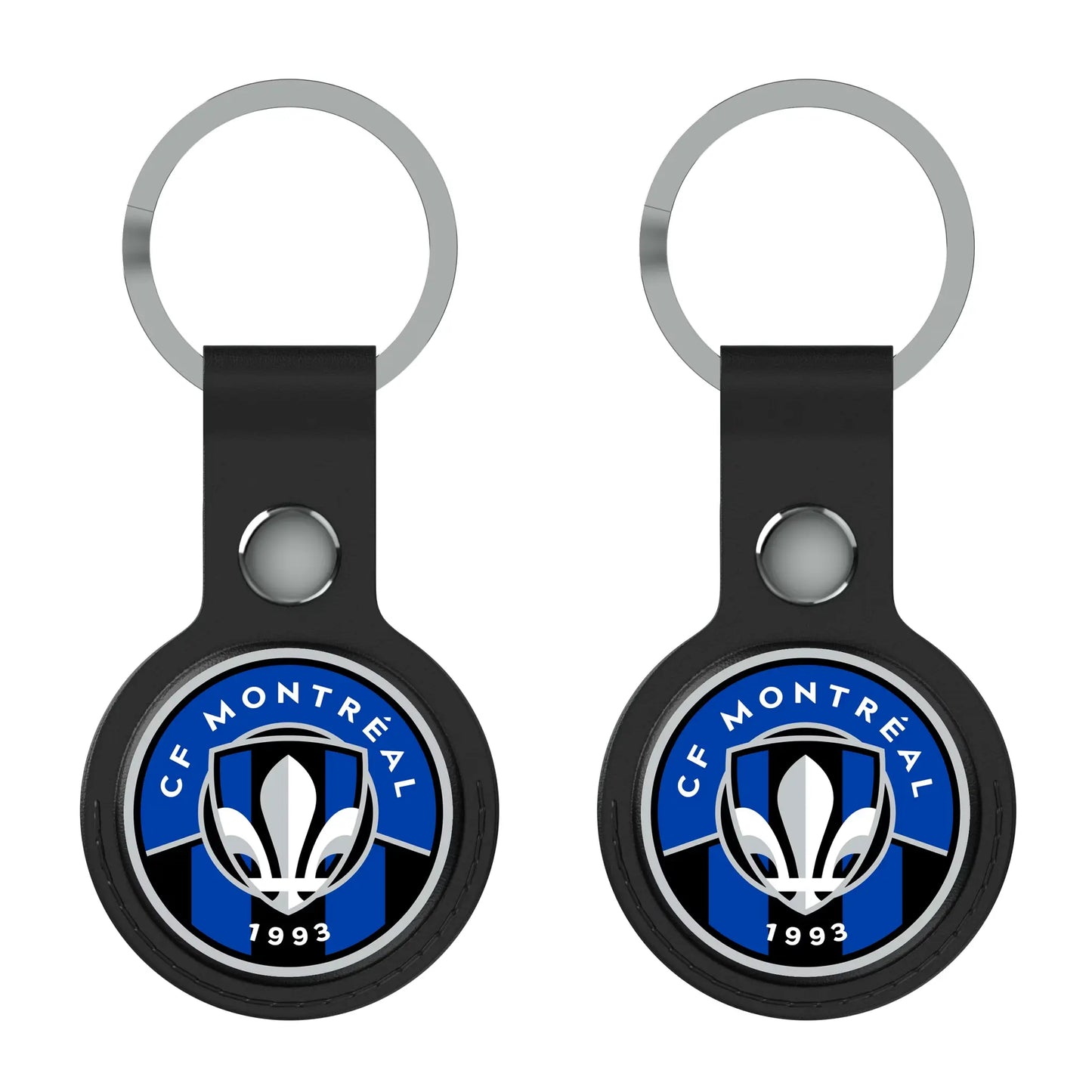 CF Montreal Insignia Black Airtag Holder 2-Pack