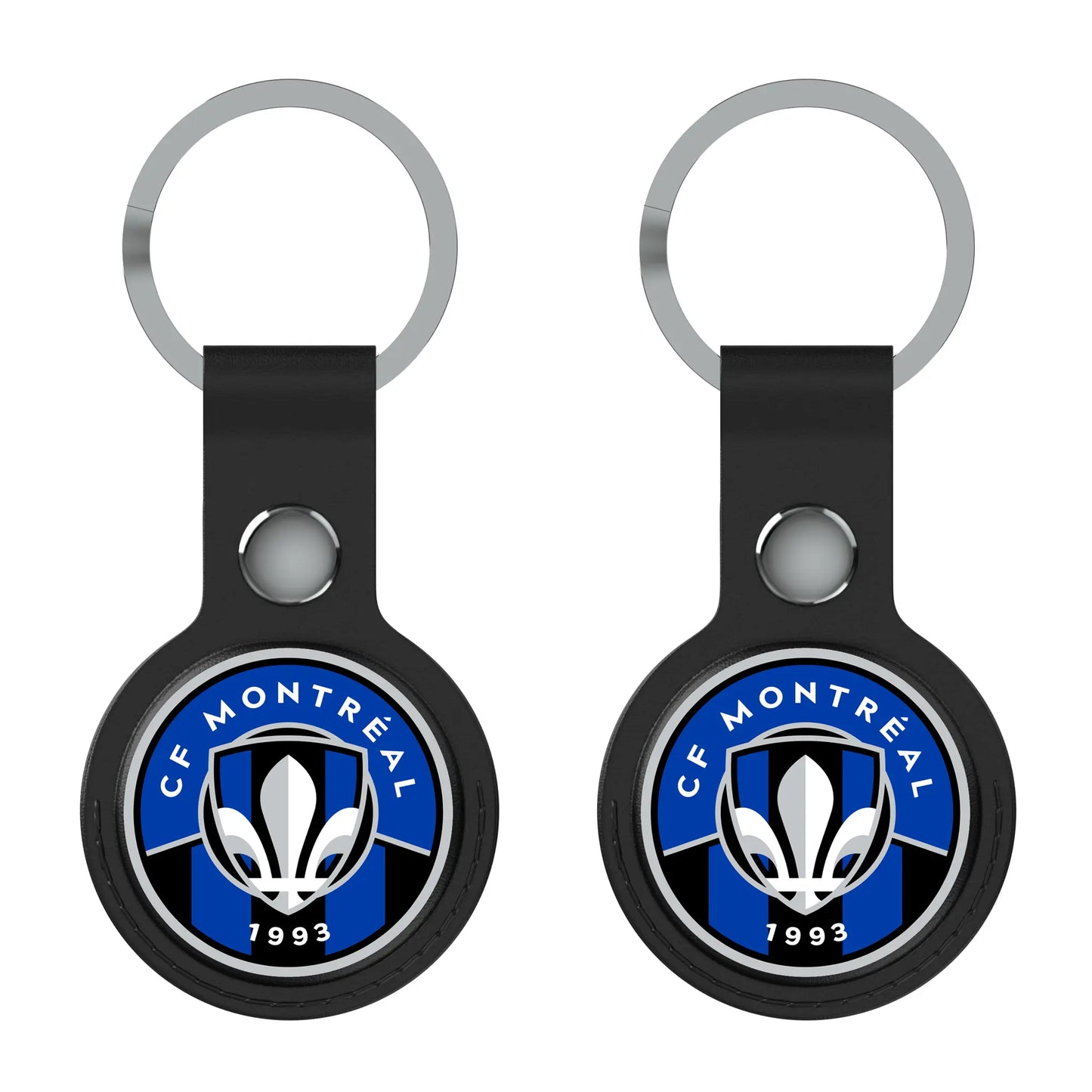 CF Montreal Insignia Black Airtag Holder 2-Pack