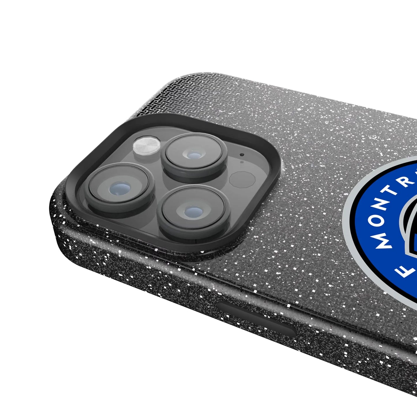 CF Montreal Linen Black Bling Phone Case for Apple iPhone