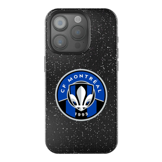 CF Montreal Linen Black Bling Phone Case for Apple iPhone